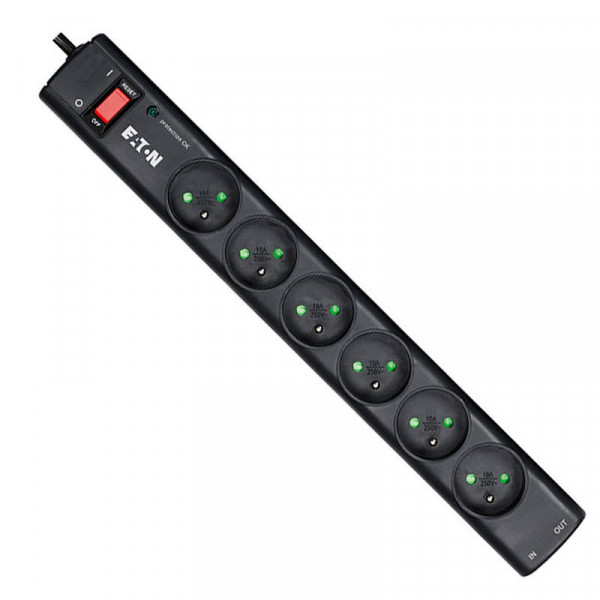 MULTIPRISES DE PROTECTION EATON STRIP 6 FR