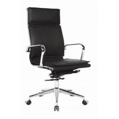 FAUTEUIL REFLEX GM TAUPE AVEC BASE CHROMÉE