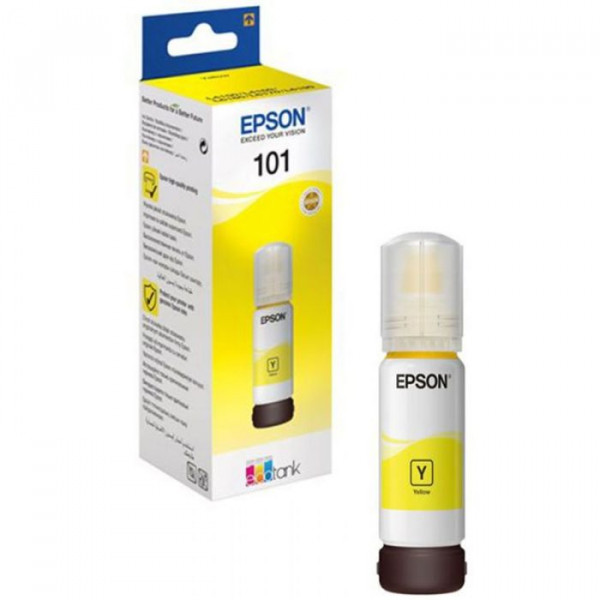 BOUTEILLE D'ENCRE EPSON 101 ORIGINAL - JAUNE