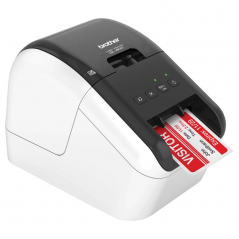 IMPRIMANTE D’ÉTIQUETTES BROTHER PROFESSIONNELLE QL-800 - NOIR & ROUGE