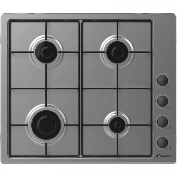 PLAQUE DE CUISSON CANDY 4 FEUX INOX CHW6LBX