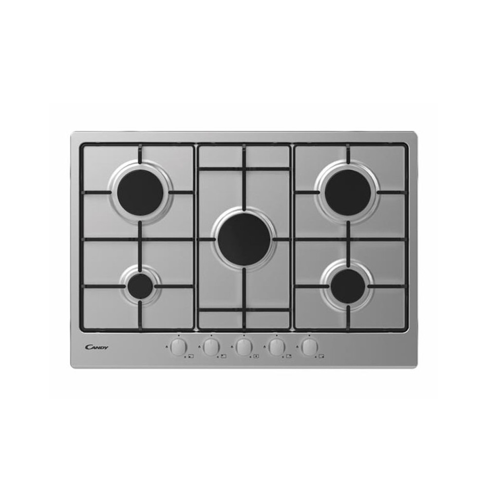 PLAQUE DE CUISSON CANDY 5 FEUX INOX CHW7X