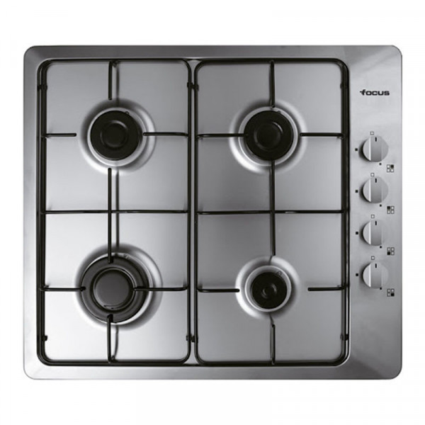 PLAQUE DE CUISSON FOCUS 4 FEUX INOX F.400X