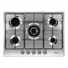 PLAQUE DE CUISSON FOCUS 5 FEUX INOX F.407X