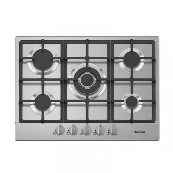 PLAQUE DE CUISSON ENCASTRABLE FOCUS 70CM 5 FEUX INOX F478X
