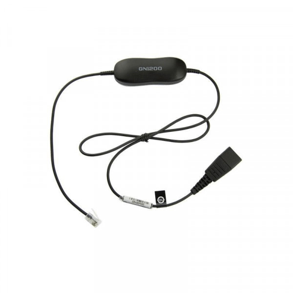 CÂBLE POUR CASQUE MICRO JABRA SMART CORD GN 1200 RJ9 0.5M (88001-99)