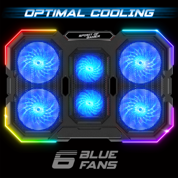 REFROIDISSEUR PC PORTABLE SPIRIT OF GAMER BAIRBLADE 700 RGB NOIR