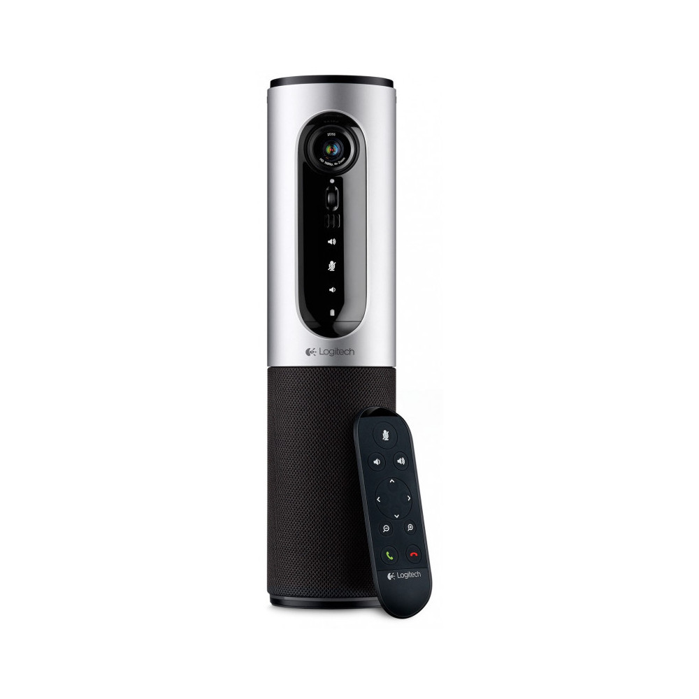 CAMÉRA CONFERENCECAM PORTABLE LOGITECH AVEC HAUT-PARLEUR BLUETOOTH ARGENT