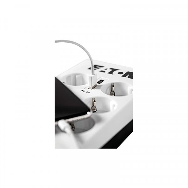 MULTIPRISE EATON PB6UF 6 PRISES 1.5 M BLANC