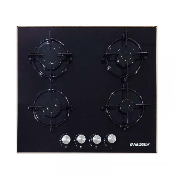 PLAQUE DE CUISSON NEWSTAR 4 FEUX 60 CM NOIR TAB4FGEBF