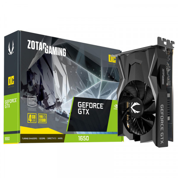CARTE GRAPHIQUE ZOTAC GEFORCE GTX 1650 OC 4GO GDDR6