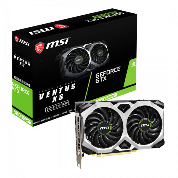 CARTE GRAPHIQUE NVIDIA GEFORCE GTX 1660 SUPER VENTUS XS 6GO OC