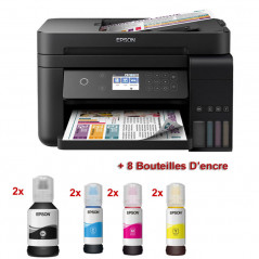 IMPRIMANTE EPSON L6170 À RÉSERVOIR INTÉGRÉ ECOTANK ITS MULTIFONCTION 3 EN 1 COULEUR