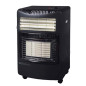 CHAUFFAGE À GAZ + ELECTRIQUE BIOLUX 4500W NOIR