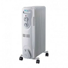 RADIATEUR BAIN D'HUILE BIOLUX 11 ÉLÉMENTS 2500 W BLANC