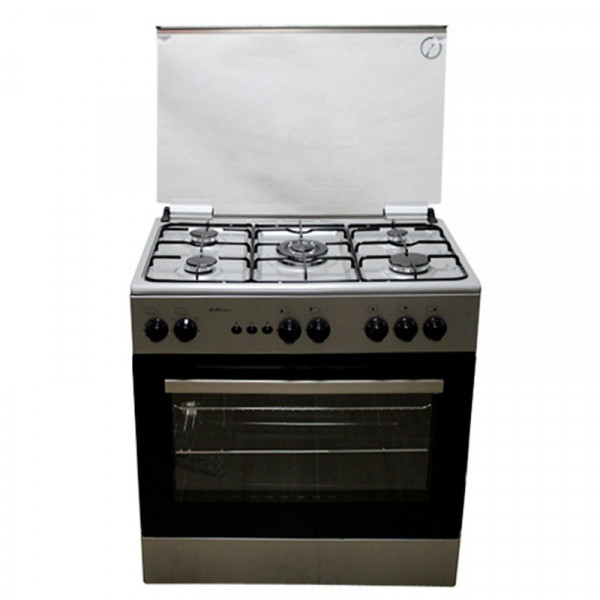 CUISINIÈRE SOTACER 5 FEUX 80 CM INOX SF8500-XI