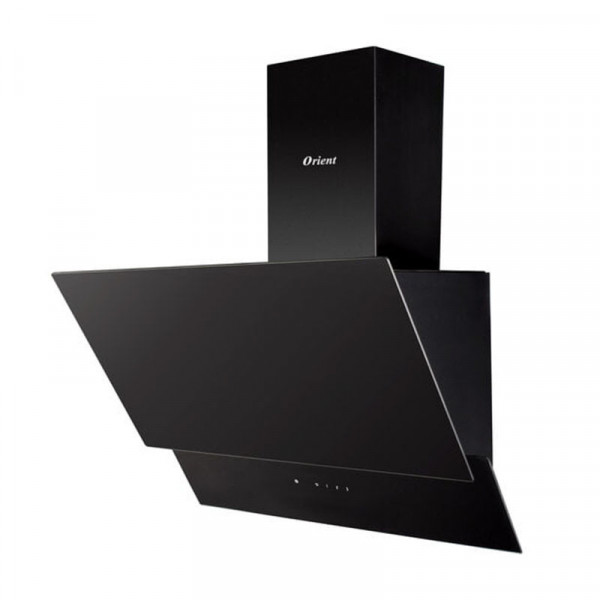HOTTE CHEMINÉE PYRAMIDALE VITRÉE ORIENT NOIR OH-GLASS-60DA835