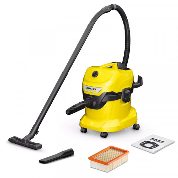 ASPIRATEUR MULTIFONCTION KARCHER WD4 1000W JAUNE & NOIR 1-628-201-0