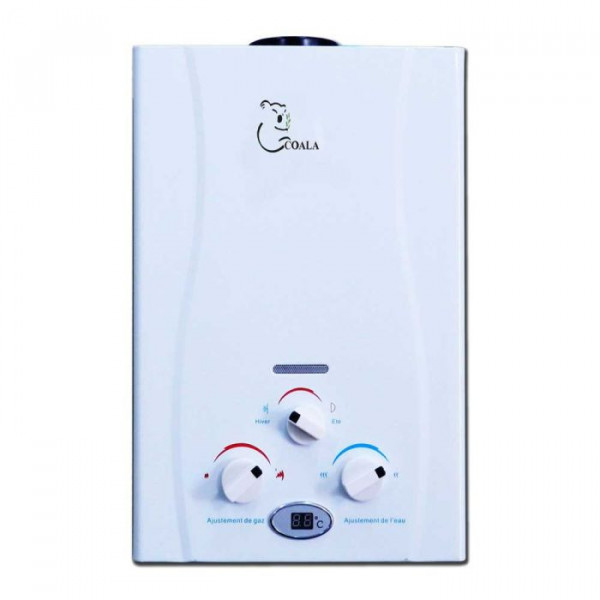 CHAUFFE BAIN COALA 10 LITRES GAZ NATUREL BLANC