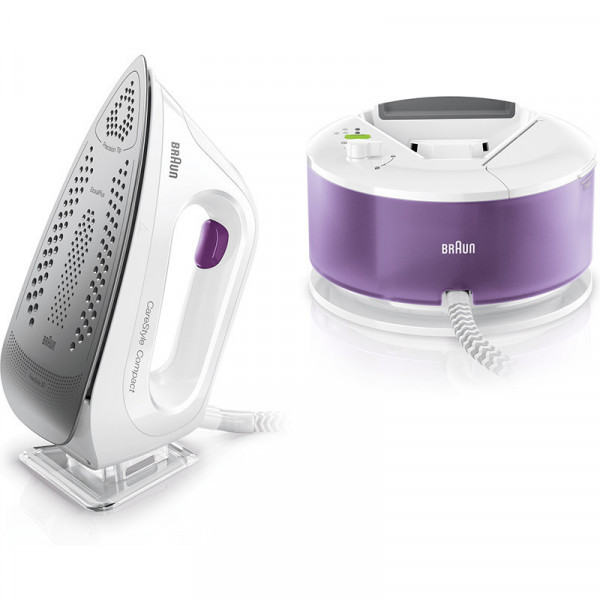 CENTRALE VAPEUR CARESTYLE COMPACT BRAUN 2200 W BLANC IS2044VI