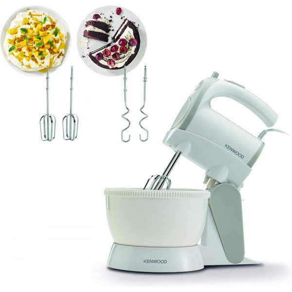 BATTEUR AVEC BOL KENWOOD HMP22-000WH 300W - BLANC