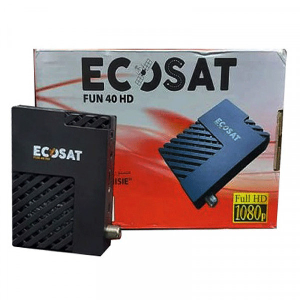 RÉCEPTEUR ECOSAT FUN-40 + 12 MOIS SHARING +6 MOIS IPTV