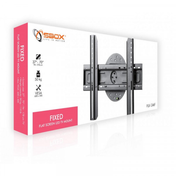 SUPPORT MURAL POUR TÉLÉVISEUR SBOX PLB-1246F / 37"-70"