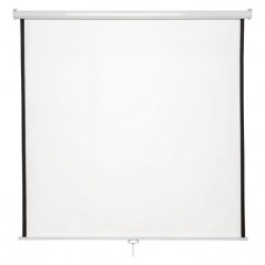 ECRAN DE PROJECTION MURAL 213 X 213 CM AVEC COMMANDE