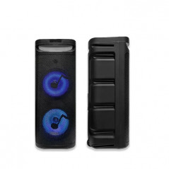 HAUT PARLEUR SANS FIL ZQS 10202 RECHARGEABLE AVEC TELECOMMANDE - NOIR