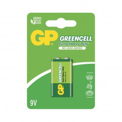 PILE GP GREENCELL 9V EXTRA HEAVY DUTY