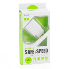 Bavin Chargeur 2 Usb 2.4A PC530Y