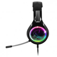MICRO CASQUE GAMER SPIRIT OF GAMER PRO H8 LED RGB - NOIR