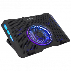 WHITE SHARK COOLING PAD GCP-13 AURORA / 5 VENTILATEURS RGB