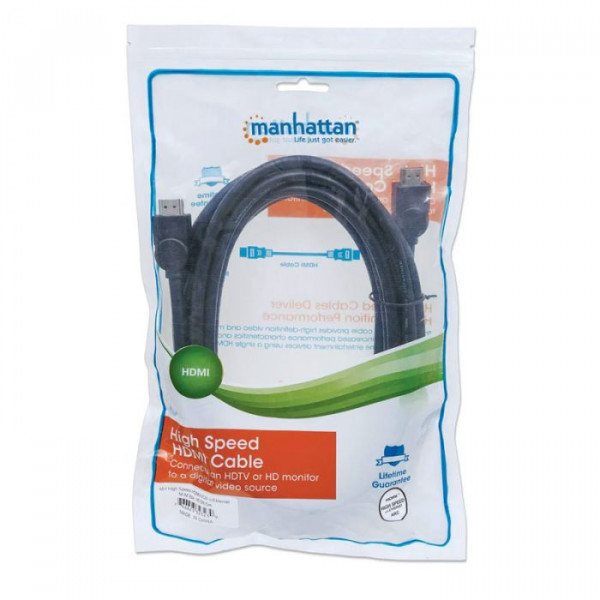 CÂBLE MANHATTAN HDMI 5 MÈTRES - NOIR