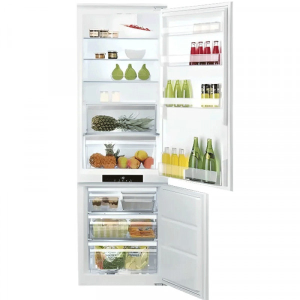 RÉFRIGÉRATEUR COMBINÉE ENCASTRABLE ARISTON BCB7030AAS 275 LITRES DEFROST BLANC