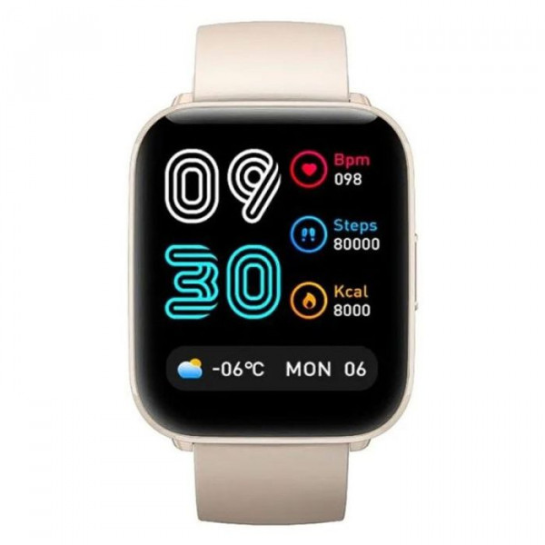 MONTRE CONNECTÉE MIBRO C2 - BLANC CRÈME
