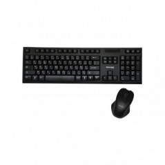 Ensemble Clavier et Souris Sans Fil Macro Noir