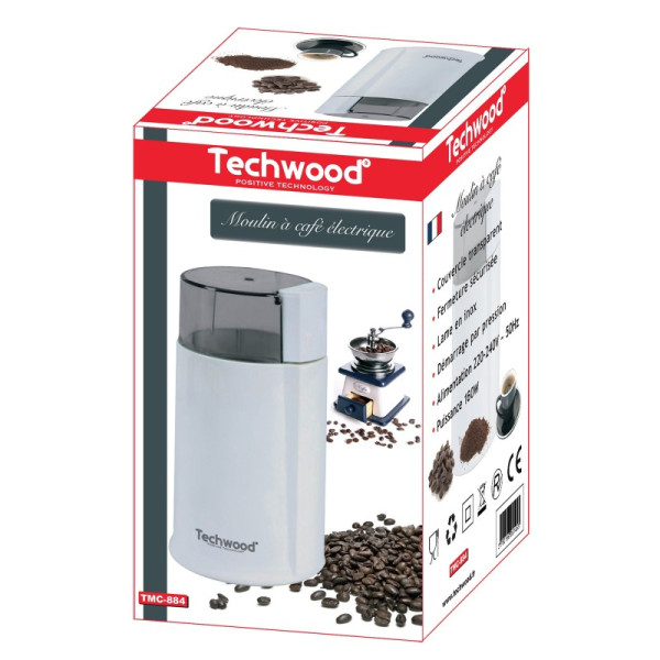 Moulin à café Techwood TMC-884 BLANC