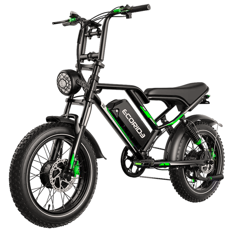 Bicyclette Électrique Ecoride ER2 1000 Watts Noir