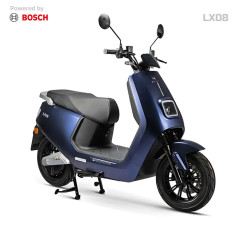Scooter Électrique LVNENG LX08 Bleu Mat 49cc - Moteur Bosch, Batterie Lithium 60V 24Ah