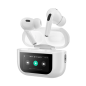 Écouteur Sans Fil INKAX T05D-ANC Blanc - Bluetooth 5.3 & Réduction de Bruit
